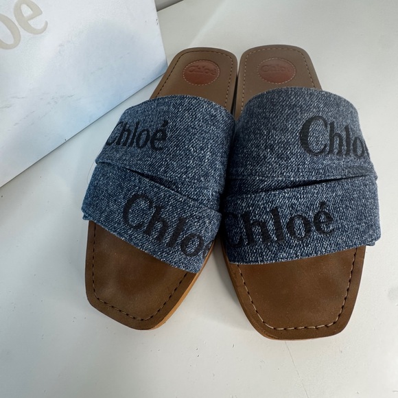 Chloe denim sandal - Picture 1 of 4